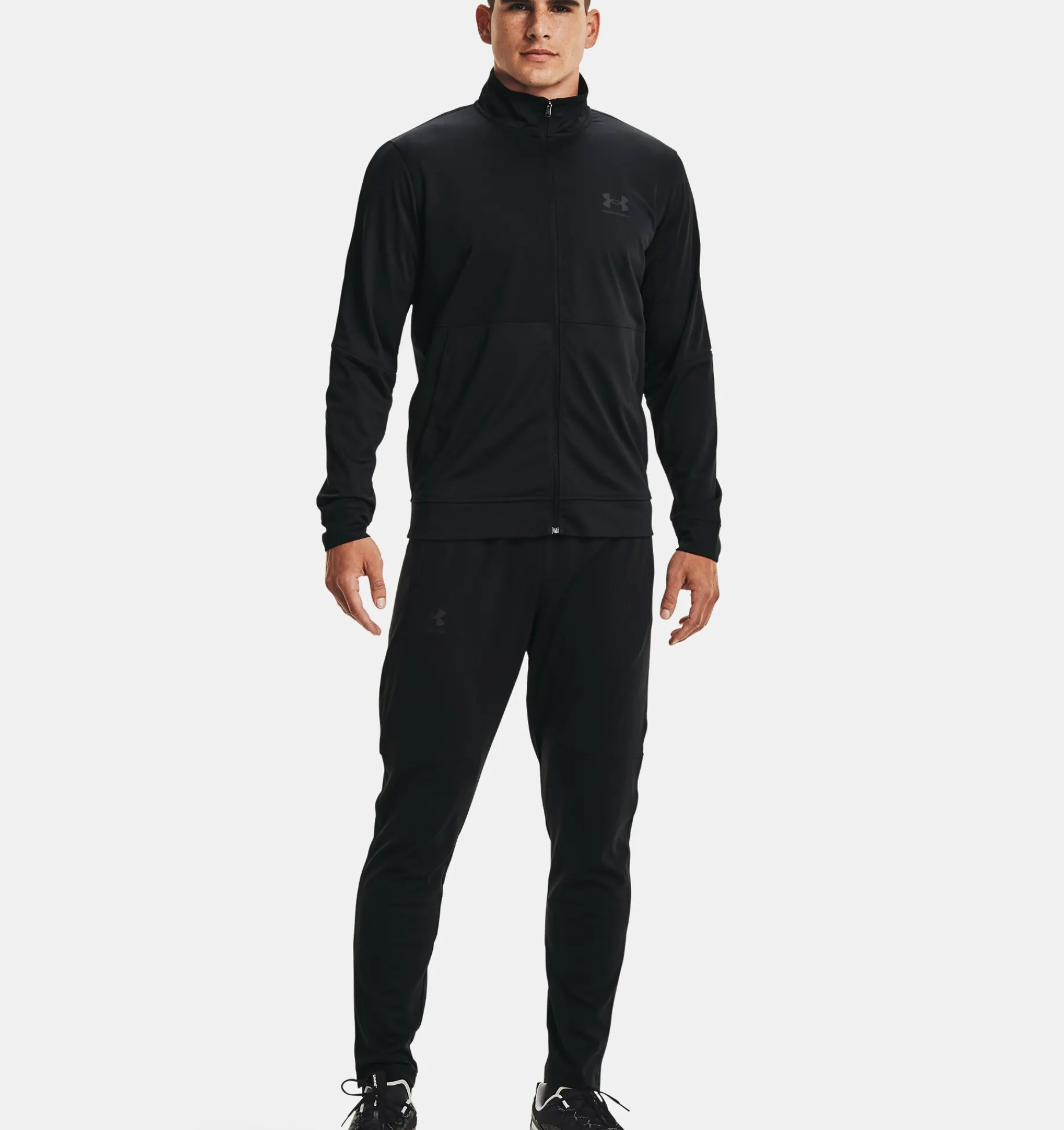 Best Under Armour Giacca Ua Pique Track Da Uomo Black - 001