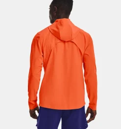 Discount Under Armour Giacca Ua Run Anywhere Storm Da Uomo Orange Blast / Reflective - 866
