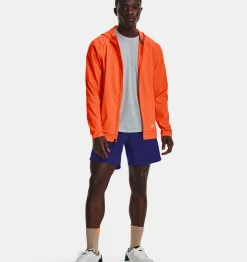 Hot Under Armour Giacca Ua Run Anywhere Storm Da Uomo Orange Blast / Reflective - 866