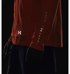 Hot Under Armour Giacca Ua Run Anywhere Storm Da Uomo Orange Blast / Reflective - 866