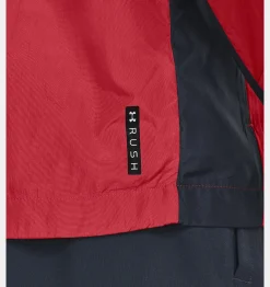 Fashion Under Armour Giacca Ua Rush™ Woven Full Zip Da Uomo Chakra / Reflective - 638