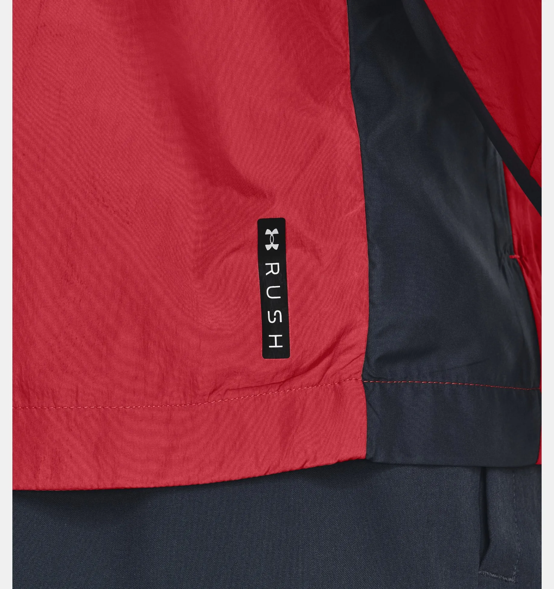 Fashion Under Armour Giacca Ua Rush™ Woven Full Zip Da Uomo Chakra / Reflective - 638