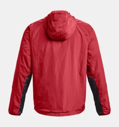 Fashion Under Armour Giacca Ua Rush™ Woven Full Zip Da Uomo Chakra / Reflective - 638