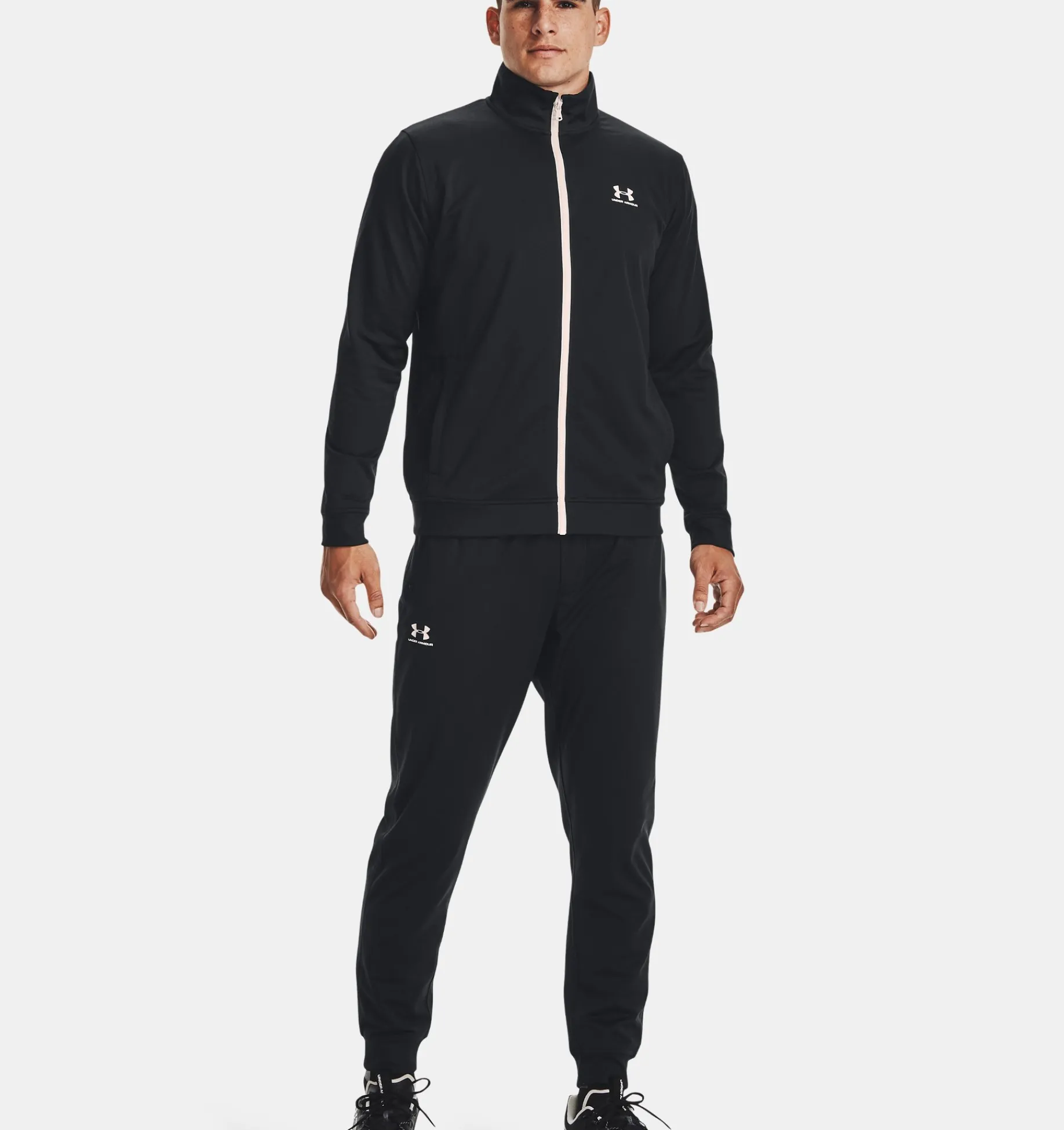 Hot Under Armour Giacca Ua Sportstyle Tricot Da Uomo Black / Onyx White - 002