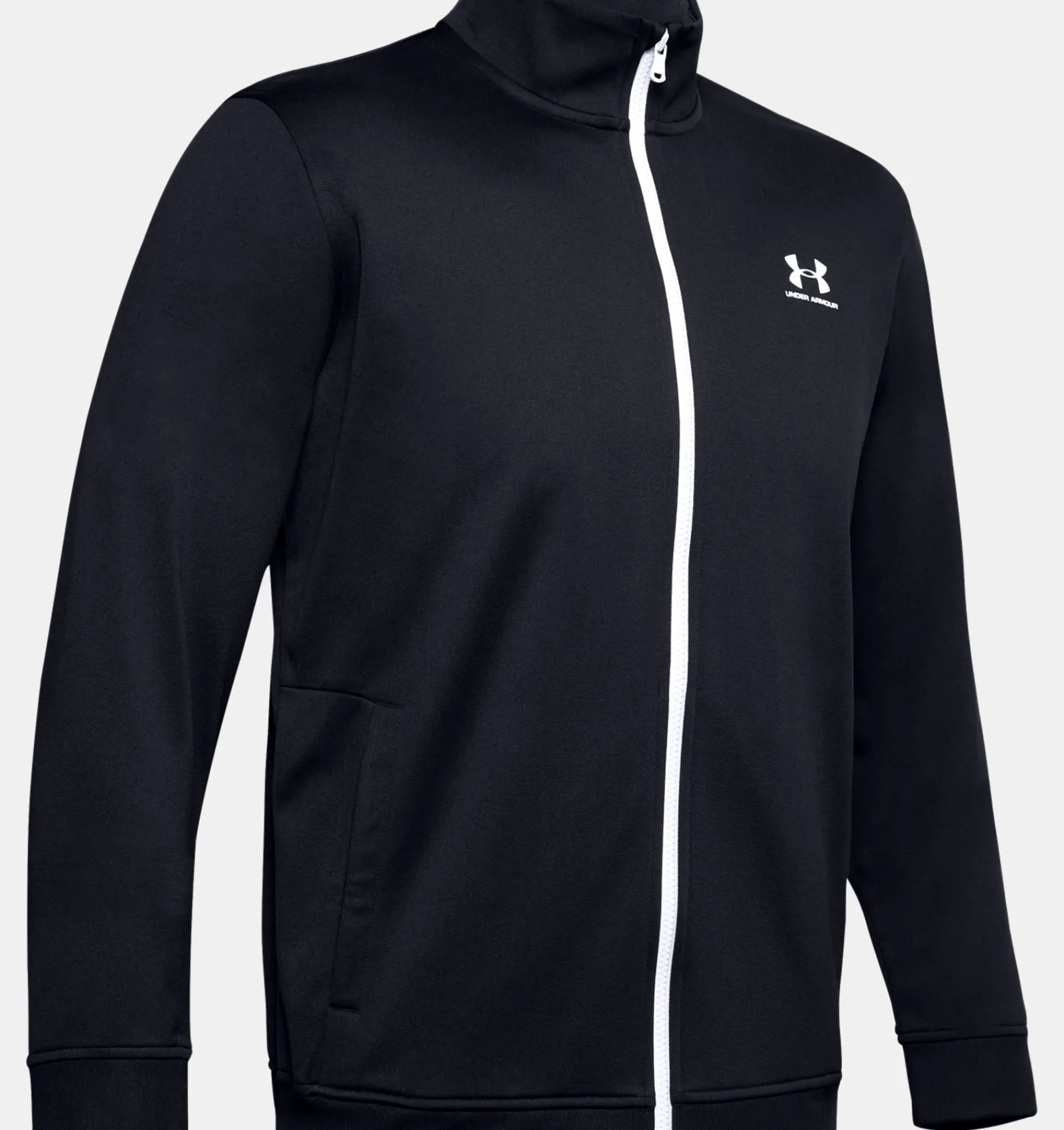 Hot Under Armour Giacca Ua Sportstyle Tricot Da Uomo Black / Onyx White - 002