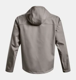 Best Under Armour Giacca Ua Storm Coldgear® Infrared Shield 2.0 Hooded Da Uomo Pewter / Chestnut Red - 294