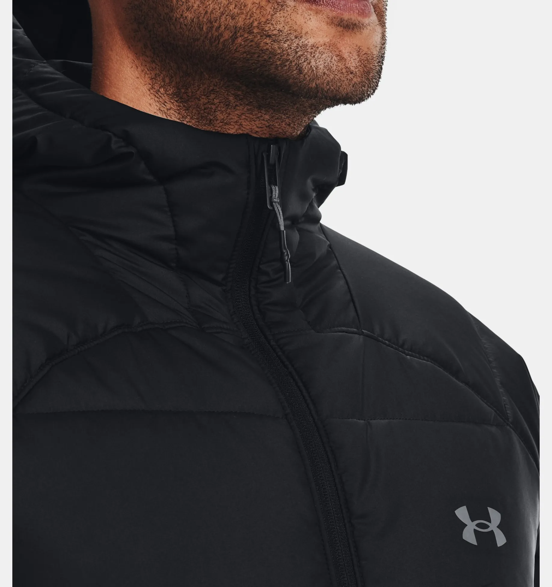 Clearance Under Armour Giacca Ua Storm Insulate Hooded Da Uomo Black / Pitch Gray - 001