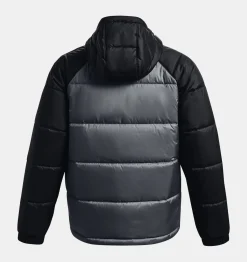 Clearance Under Armour Giacca Ua Storm Insulate Hooded Da Uomo Black / Pitch Gray - 001