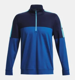Flash Sale Under Armour Giacca Ua Storm Midlayer Crestable ½ Zip Da Uomo Blue Mirage / Midnight Navy - 471