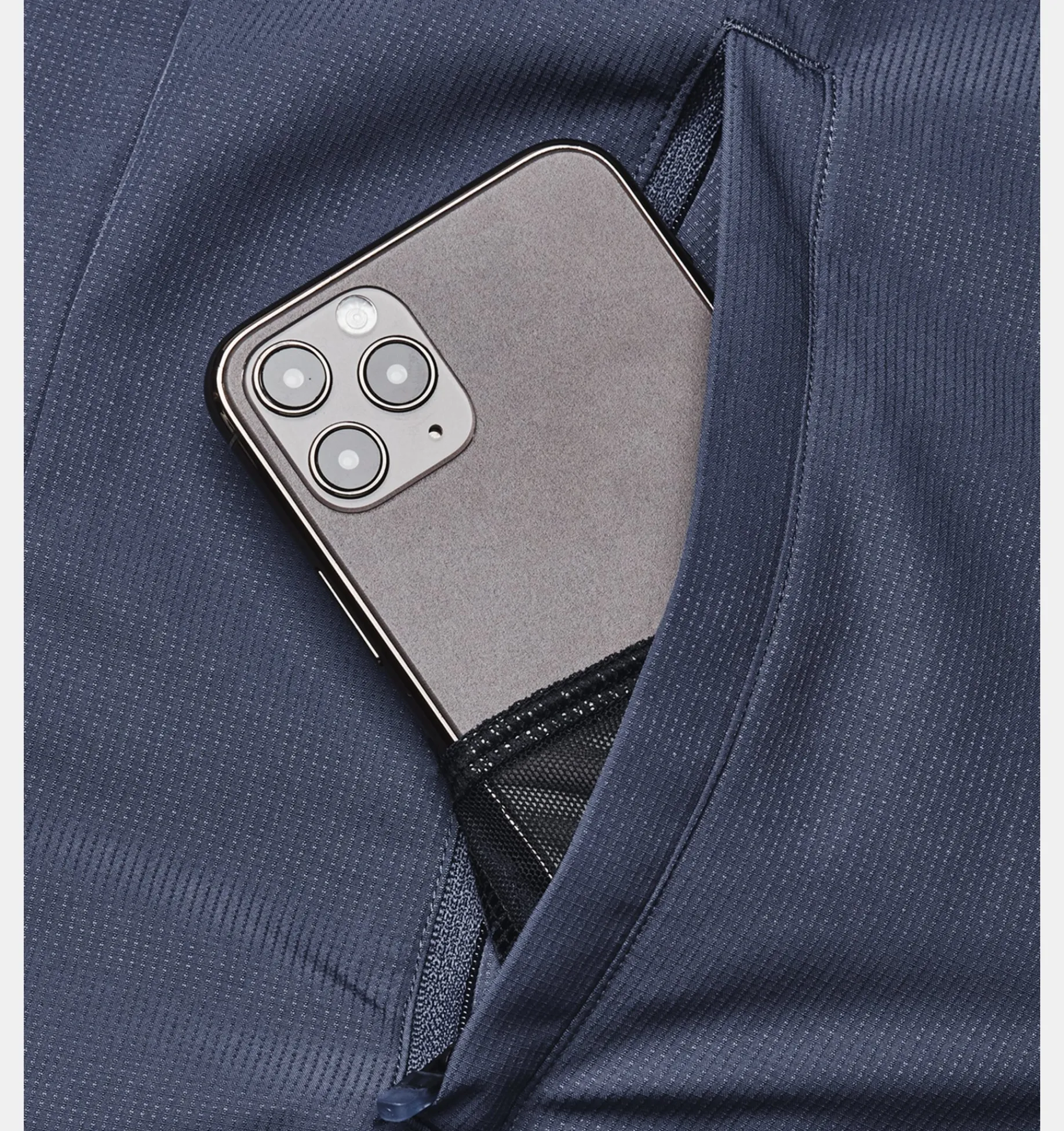 Outlet Under Armour Giacca Ua Storm Run Hooded Da Uomo Downpour Gray / Harbor Blue - 044