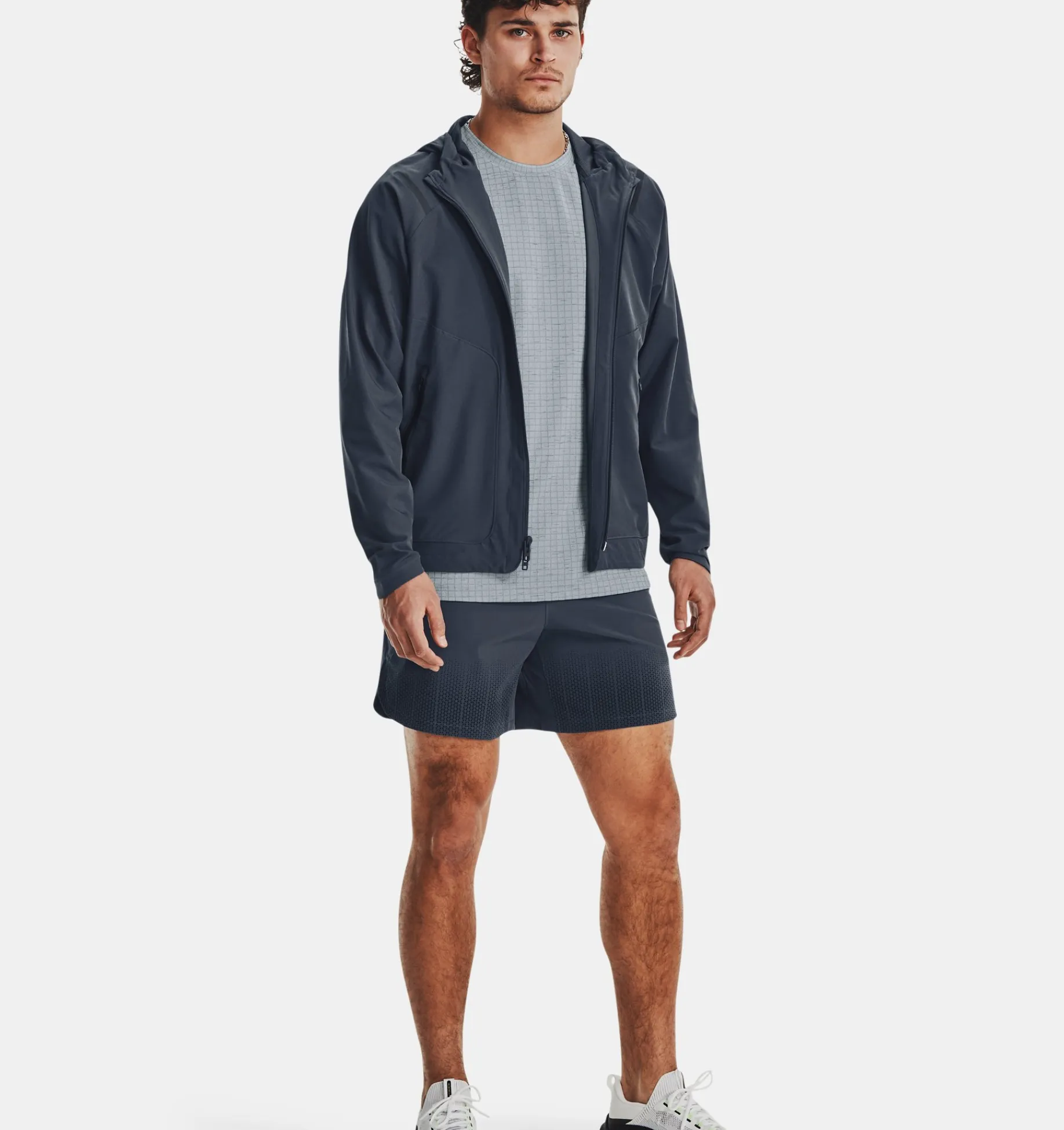 Cheap Under Armour Giacca Ua Unstoppable Da Uomo Downpour Gray / Black - 044