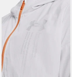 Best Under Armour Giacca Ua Woven Graphic Da Donna White / Black - 100