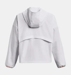 Best Under Armour Giacca Ua Woven Graphic Da Donna White / Black - 100