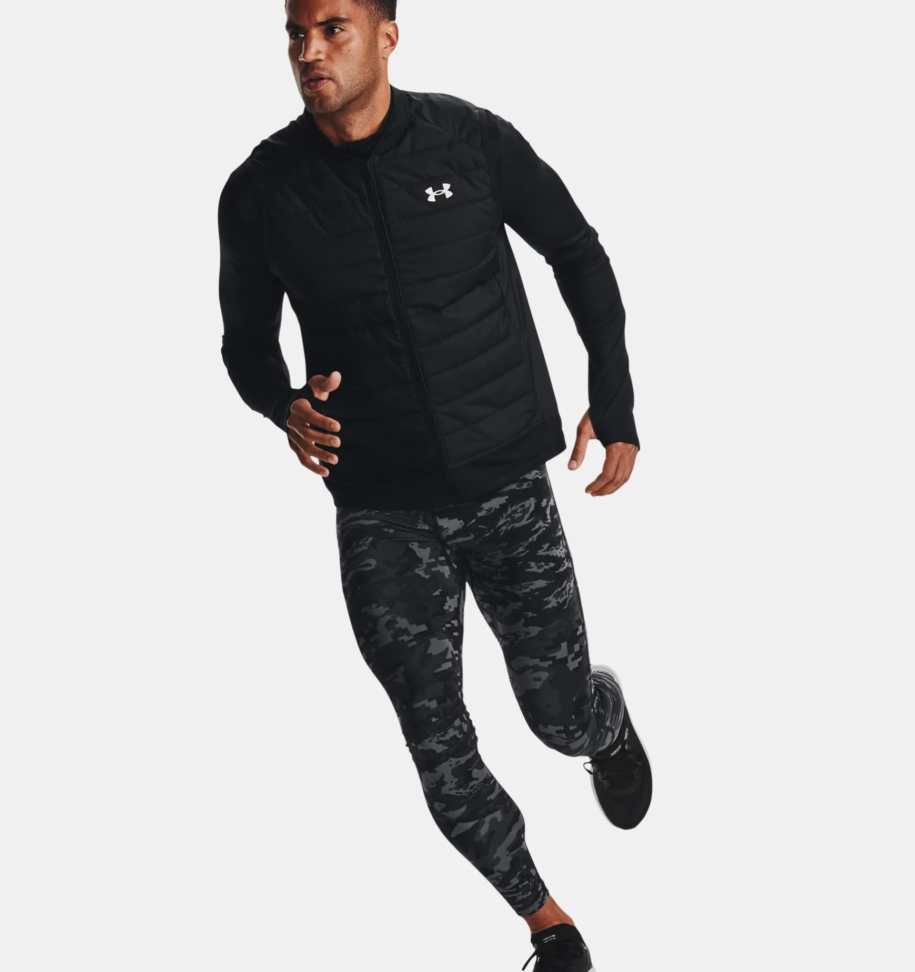 Best Sale Under Armour Gilet Ua Storm Insulate Run Da Uomo Black / Reflective - 001