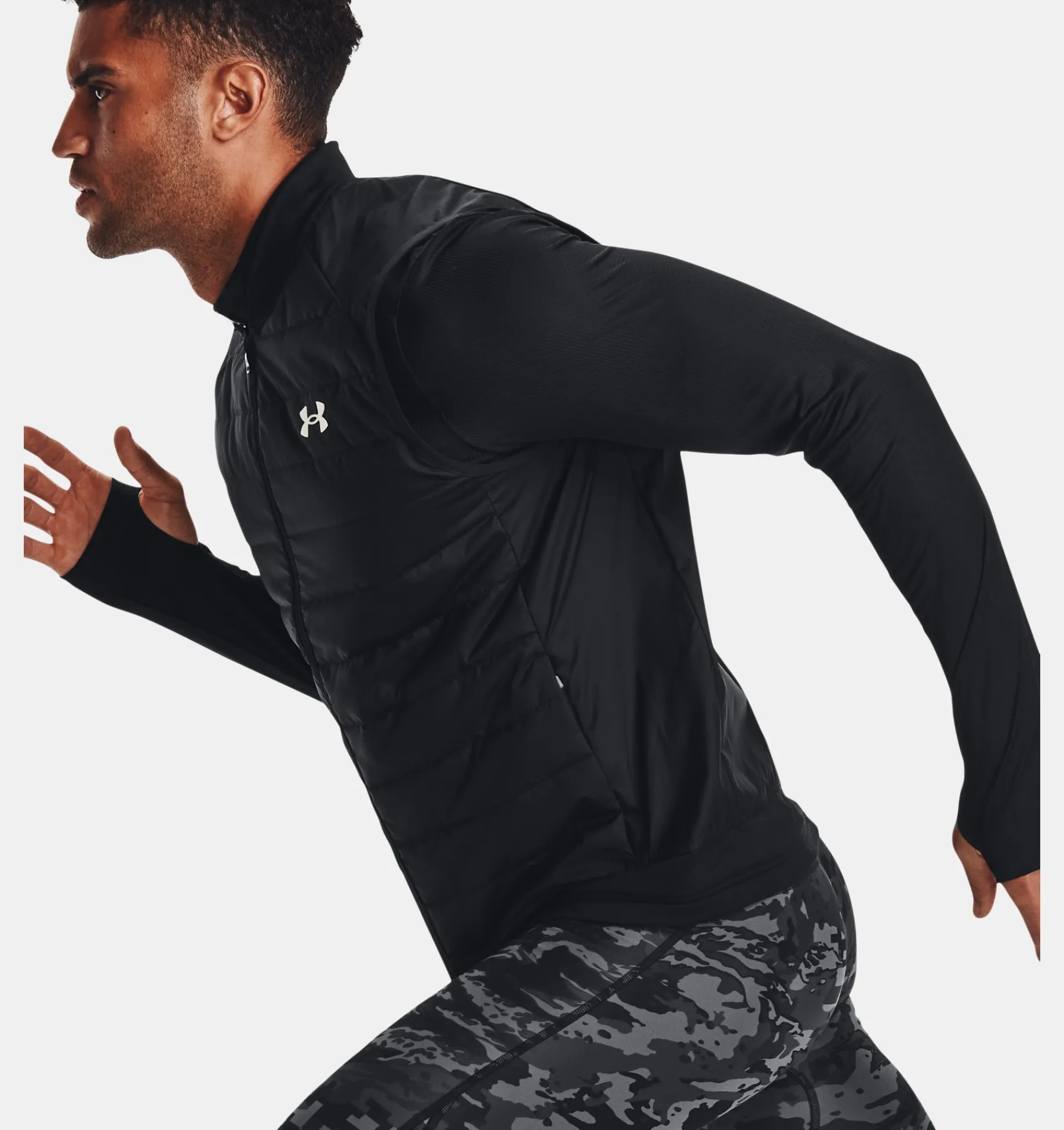 Best Sale Under Armour Gilet Ua Storm Insulate Run Da Uomo Black / Reflective - 001