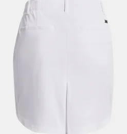 Discount Under Armour Gonnellina Ua Links Woven Da Donna White / Metallic Silver - 100