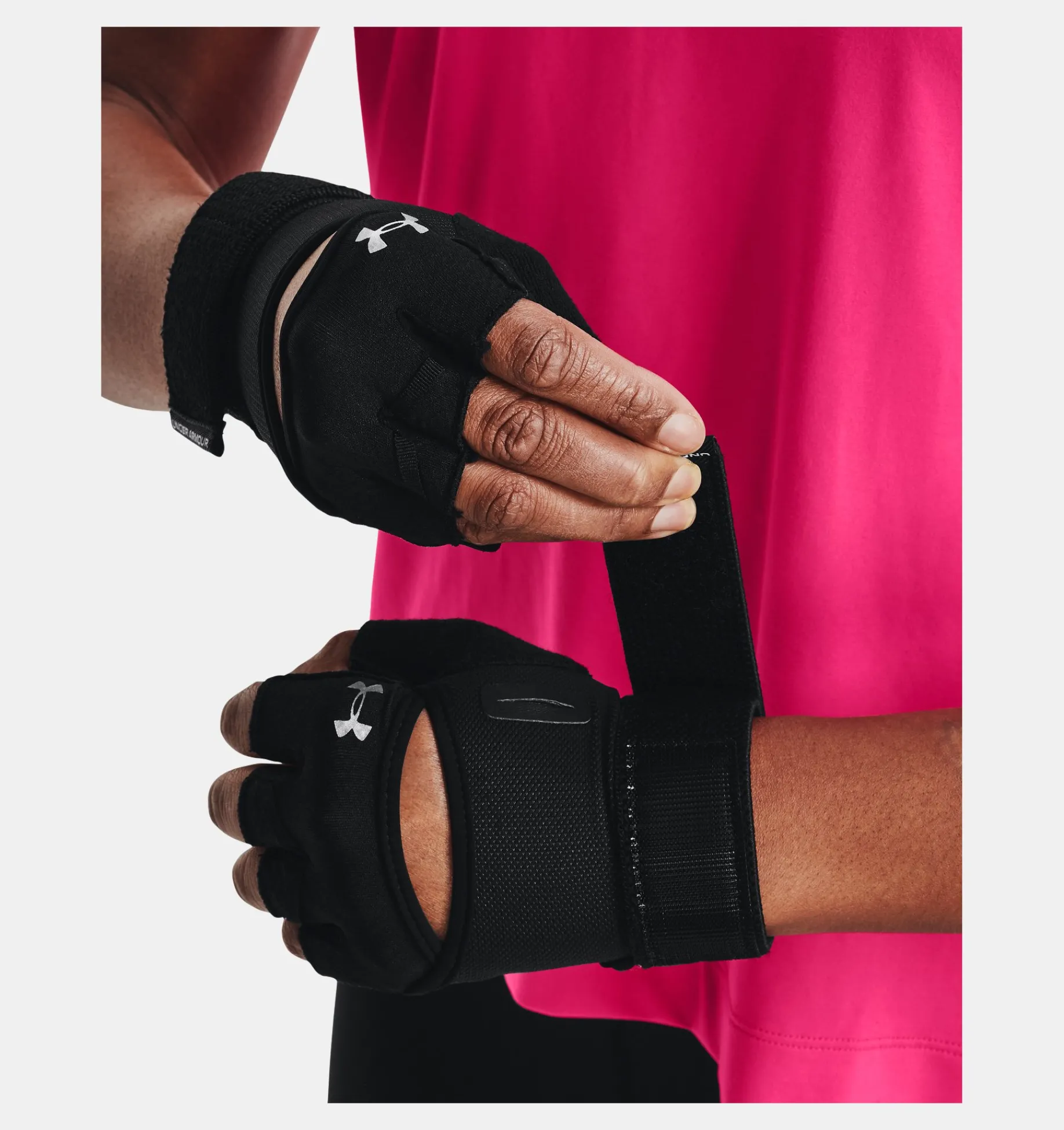 Best Sale Under Armour Guanti Ua Weightlifting Da Donna Black / Silver - 001