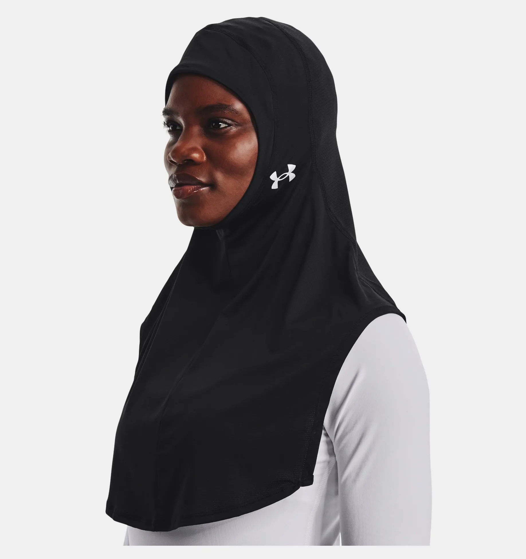 Shop Under Armour Hijab Ua Extended Sport Da Donna Black / Silver - 001