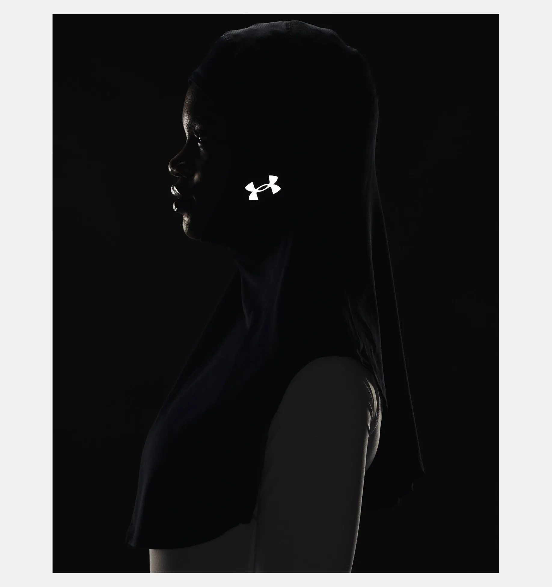 Shop Under Armour Hijab Ua Extended Sport Da Donna Black / Silver - 001