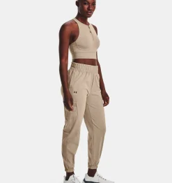 Discount Under Armour Jogger Cargo Ua Meridian Da Donna Sahara / Black - 236