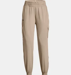 Discount Under Armour Jogger Cargo Ua Meridian Da Donna Sahara / Black - 236