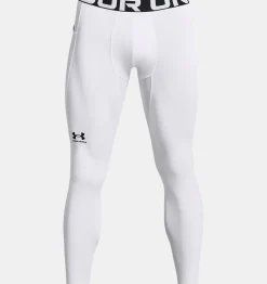 Store Under Armour Leggings Coldgear® Da Uomo White / Black - 100