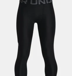 Sale Under Armour Leggings Heatgear® Armour ¾ Da Ragazzo Black / White - 001