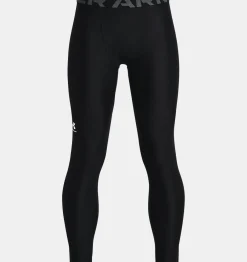 Cheap Under Armour Leggings Heatgear® Armour Da Ragazzo Black / White - 001