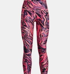 Best Sale Under Armour Leggings Heatgear® Armour Printed 7/8 Da Donna Posh Pink / Tux Purple - 603