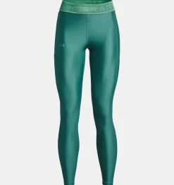 Best Sale Under Armour Leggings Heatgear® Branded Waistband Da Donna Coastal Teal / Birdie Green - 722