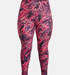 Cheap Under Armour Leggings Heatgear® No-Slip Waistband Ankle Da Donna Posh Pink / White - 603
