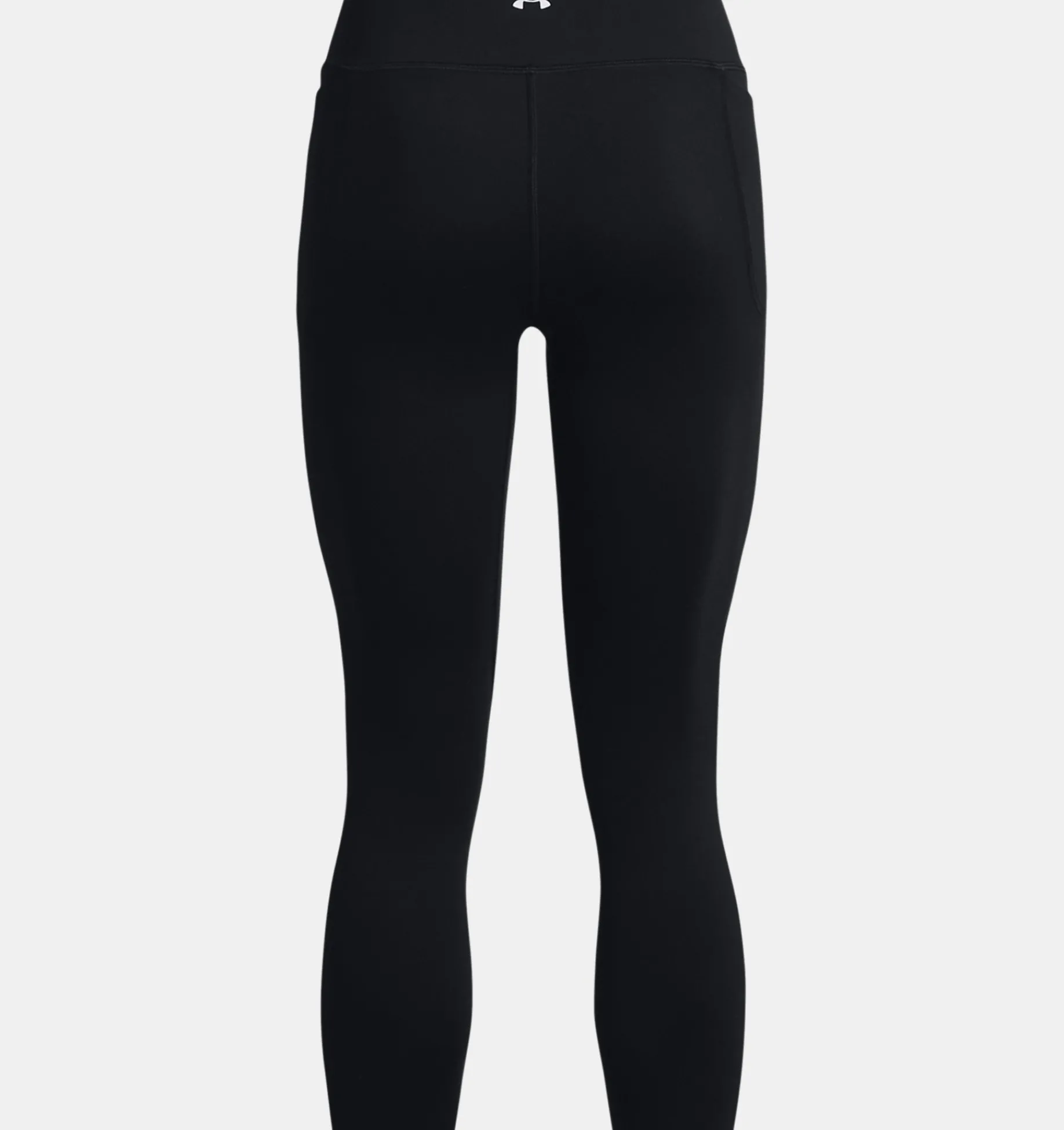 Cheap Under Armour Leggings Ua Meridian Ankle Da Donna Black / Metallic Silver - 001