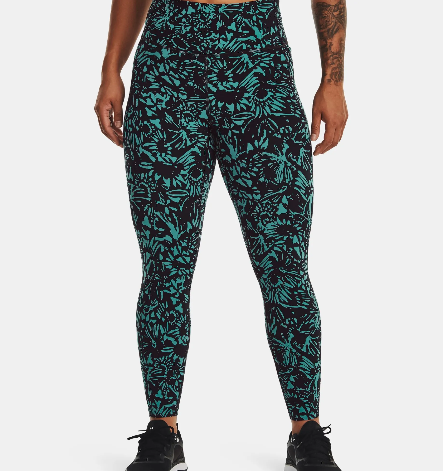 Discount Under Armour Leggings Ua Meridian Ankle Da Donna Black / Coastal Teal - 006