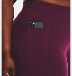 Clearance Under Armour Leggings Ua Meridian Full-Length Da Donna Purple Stone / Metallic Silver - 572
