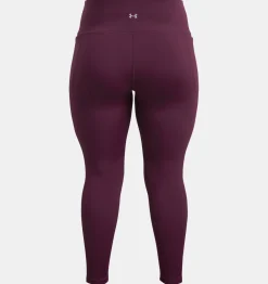 Clearance Under Armour Leggings Ua Meridian Full-Length Da Donna Purple Stone / Metallic Silver - 572