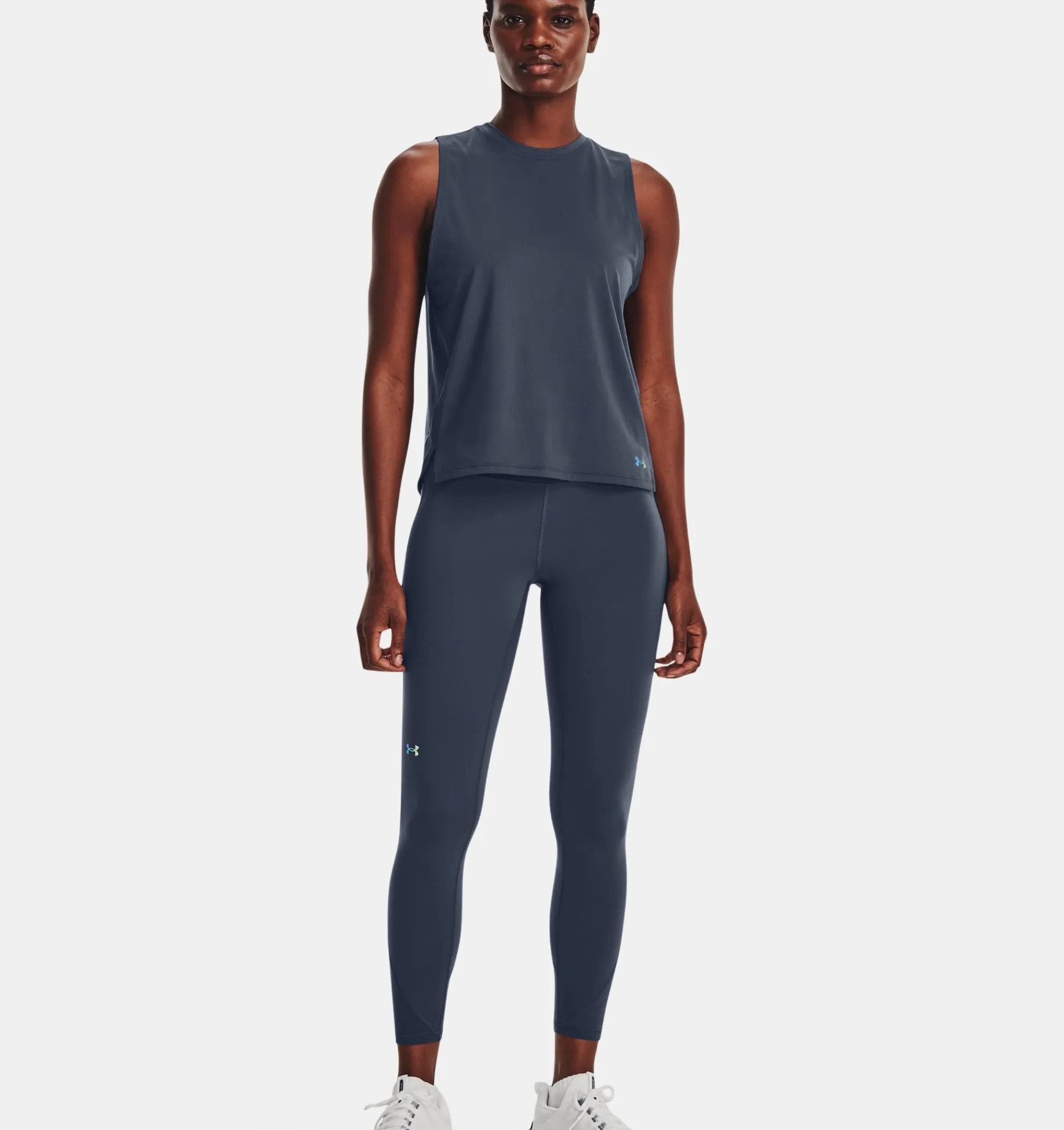 Best Sale Under Armour Leggings Ua Rush™ Ankle Da Donna Downpour Gray / Iridescent - 044