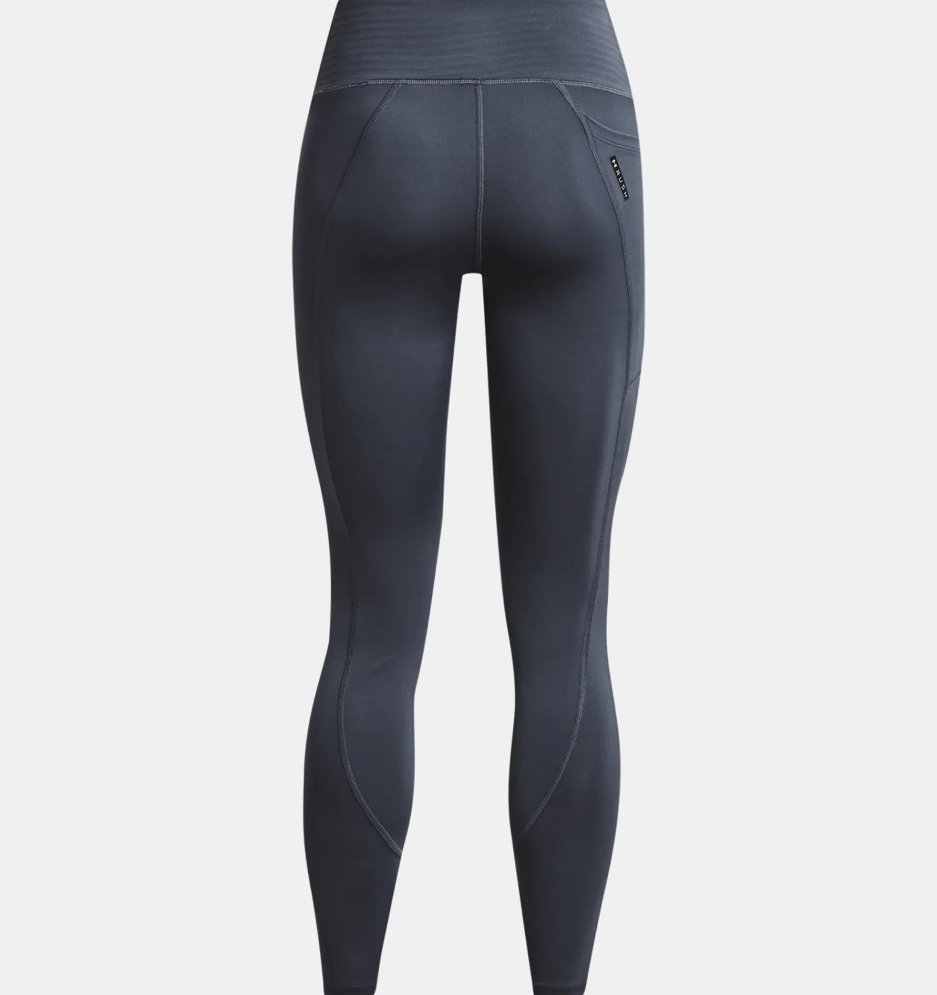 Cheap Under Armour Leggings Ua Rush™ No-Slip Waistband Full-Length Da Donna Downpour Gray / Iridescent - 044