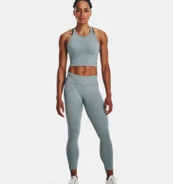 Hot Under Armour Leggings Ua Rush™ Seamless Ankle Da Donna Harbor Blue / Iridescent - 465