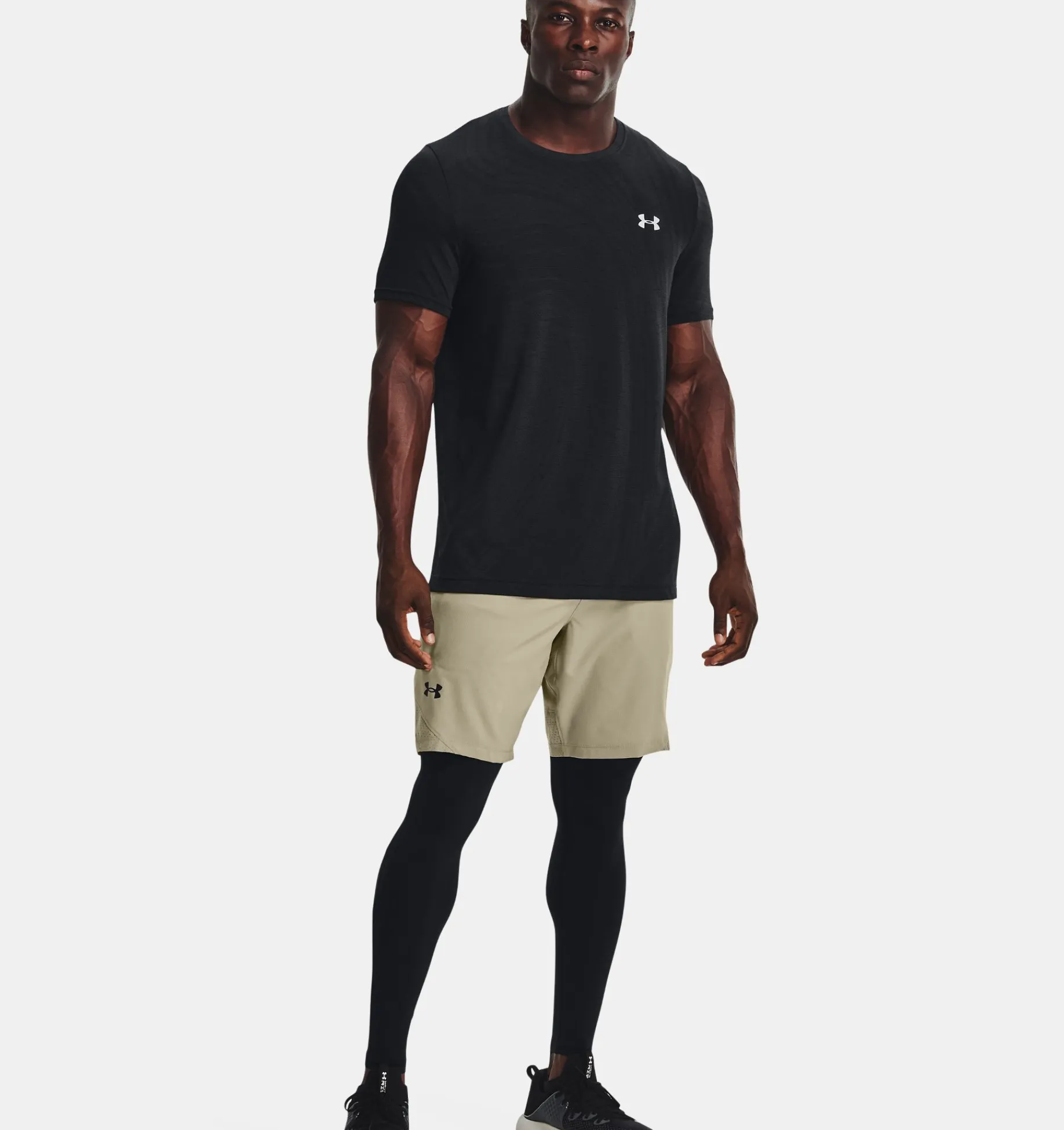 Cheap Under Armour Leggings Ua Rush™ Smartform Da Uomo Black - 001