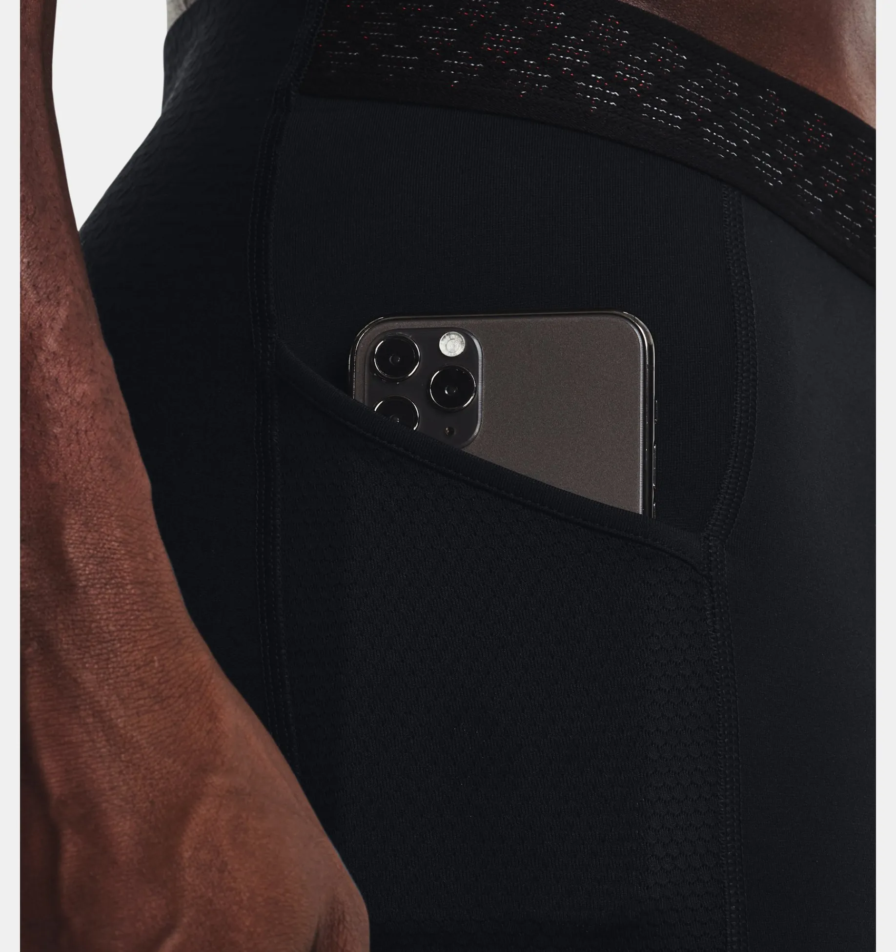 Cheap Under Armour Leggings Ua Rush™ Smartform Da Uomo Black - 001