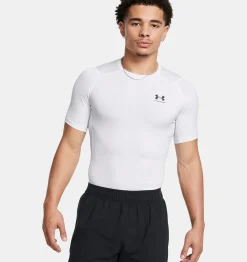 Cheap Under Armour Maglia A Manica Corta Heatgear® Armour Da Uomo White / Black - 100