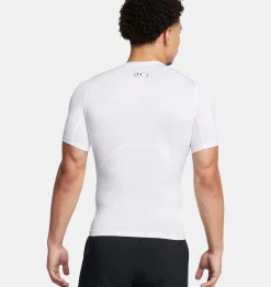Cheap Under Armour Maglia A Manica Corta Heatgear® Armour Da Uomo White / Black - 100