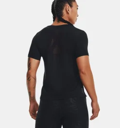 Sale Under Armour Maglia A Manica Corta Ua Rush™ Vent Da Donna Black / Iridescent - 001