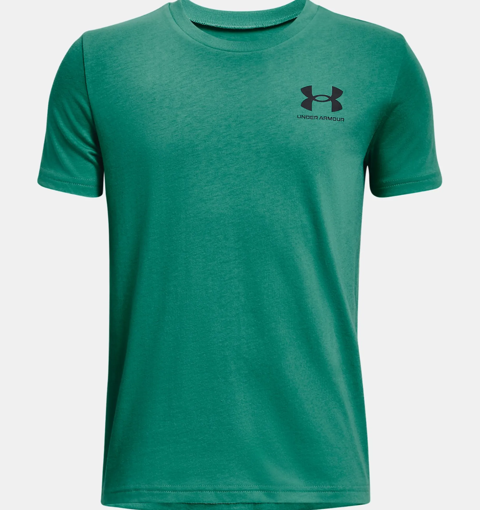 Best Sale Under Armour Maglia A Manica Corta Ua Sportstyle Left Chest Da Ragazzo Birdie Green / Black - 508
