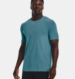 Cheap Under Armour Maglia A Manica Corta Ua Rush™ Seamless Da Uomo Glacier Blue / Black - 433