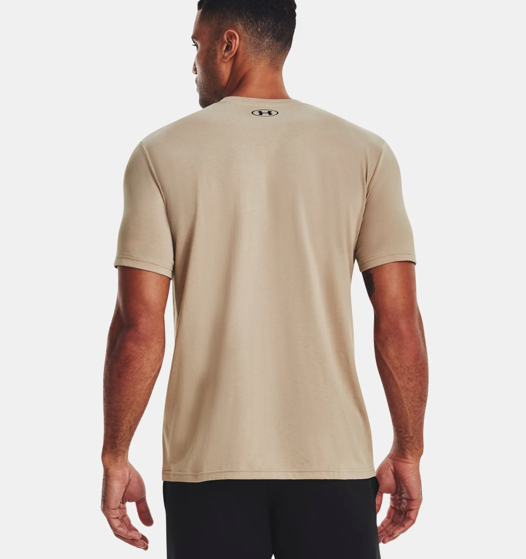 Shop Under Armour Maglia A Manica Corta Ua Abc Camo Boxed Logo Da Uomo Sahara / Black - 236