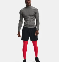 Outlet Under Armour Maglia A Manica Lunga Heatgear® Mock Long Da Uomo Carbon Heather / Black - 090