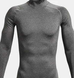 Outlet Under Armour Maglia A Manica Lunga Heatgear® Mock Long Da Uomo Carbon Heather / Black - 090