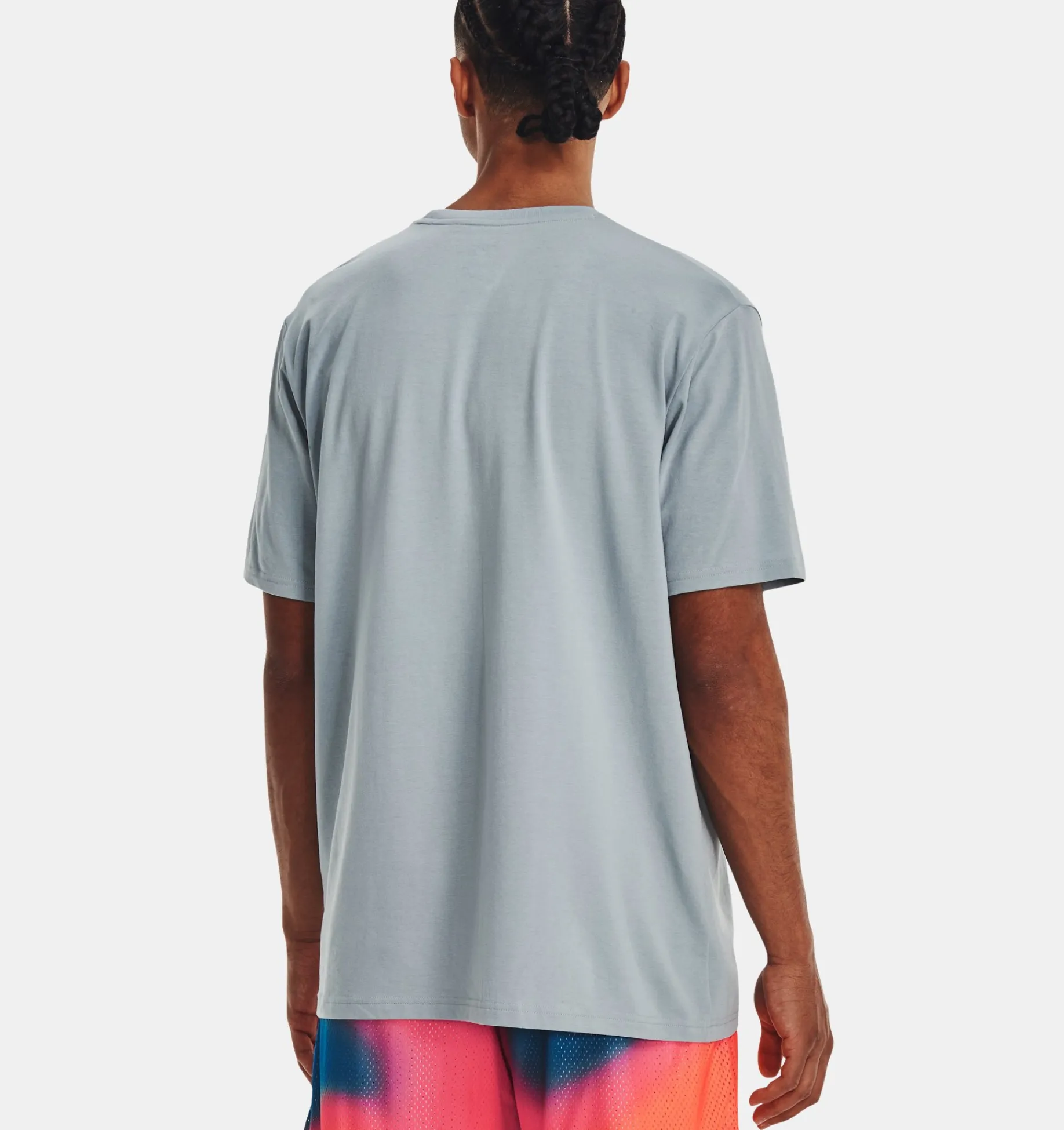 Hot Under Armour Maglia A Maniche Corte Curry Mothers Day Da Uomo Harbor Blue / Pink Shock - 465
