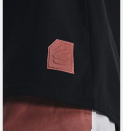 Fashion Under Armour Maglia A Maniche Corte Curry 30 Heavyweight Da Uomo Black / Red Fusion - 001